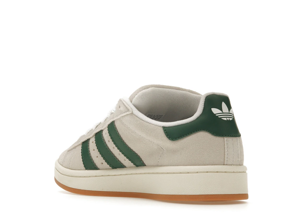 Adidas Campus 00s Crystal White Dark Green