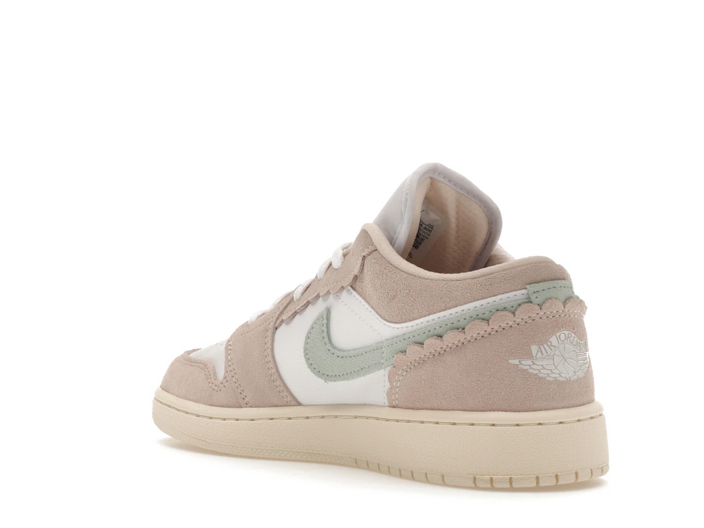 Air Jordan 1 Low White Pink Soft Blue GS