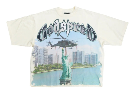 Godspeed JFK to MIA Tee White