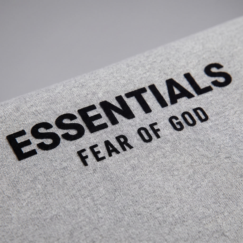 Fear of God Essentials S24 Fleece Hoodie Light Heather Grey 192HO246258F ADONIO