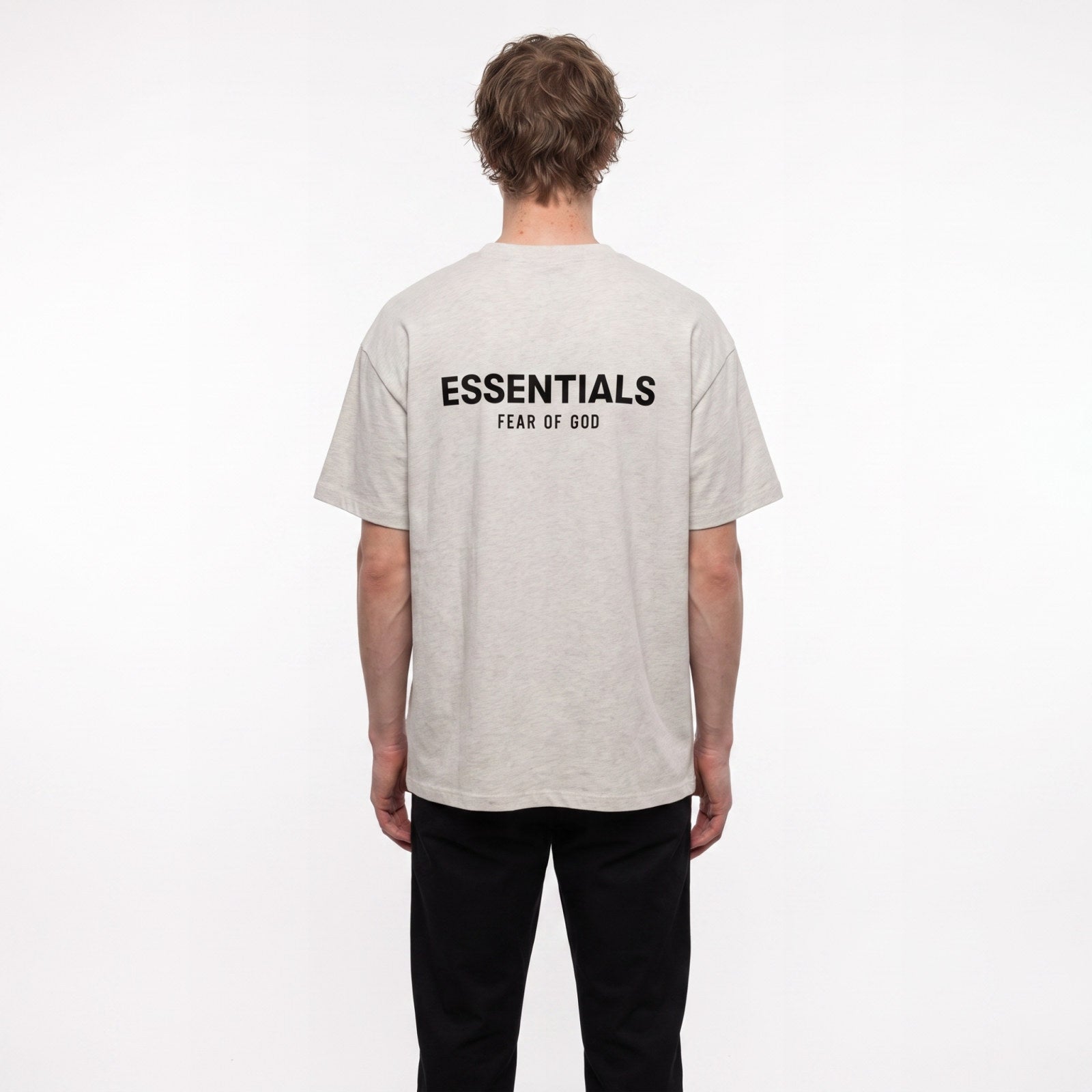 tričko Fear of God Essentials S22 T-shirt Light Oatmeal ADONIO