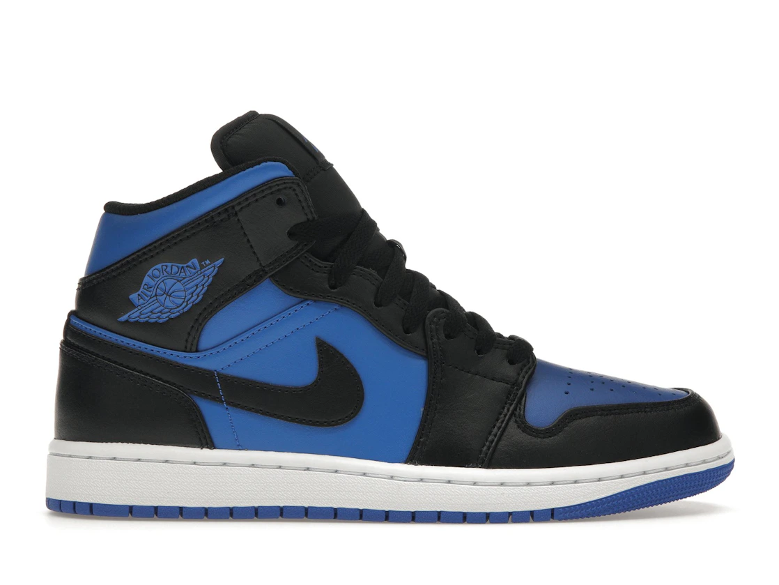 Air Jordan 1 Mid Black Royal Metallic