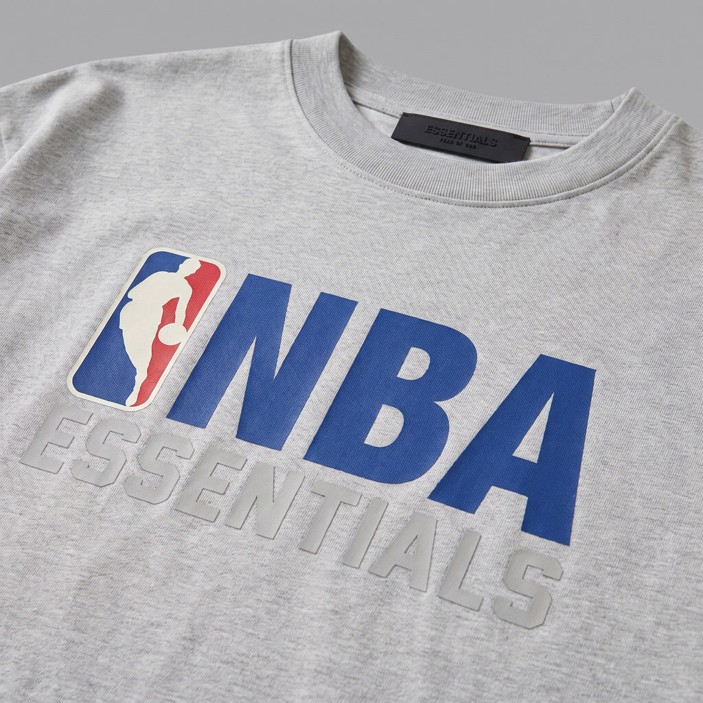 tričko Fear of God Essentials NBA S24 T-Shirt Grey ADONIO