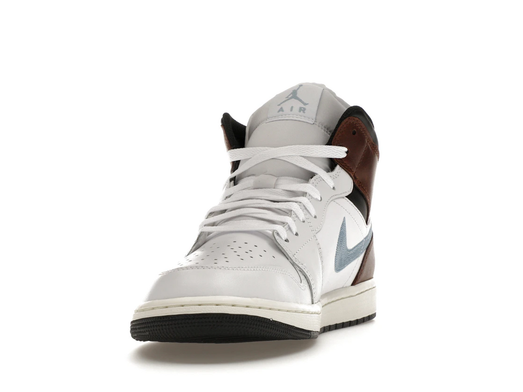 Air Jordan 1 Mid SE Brown Blue Grey