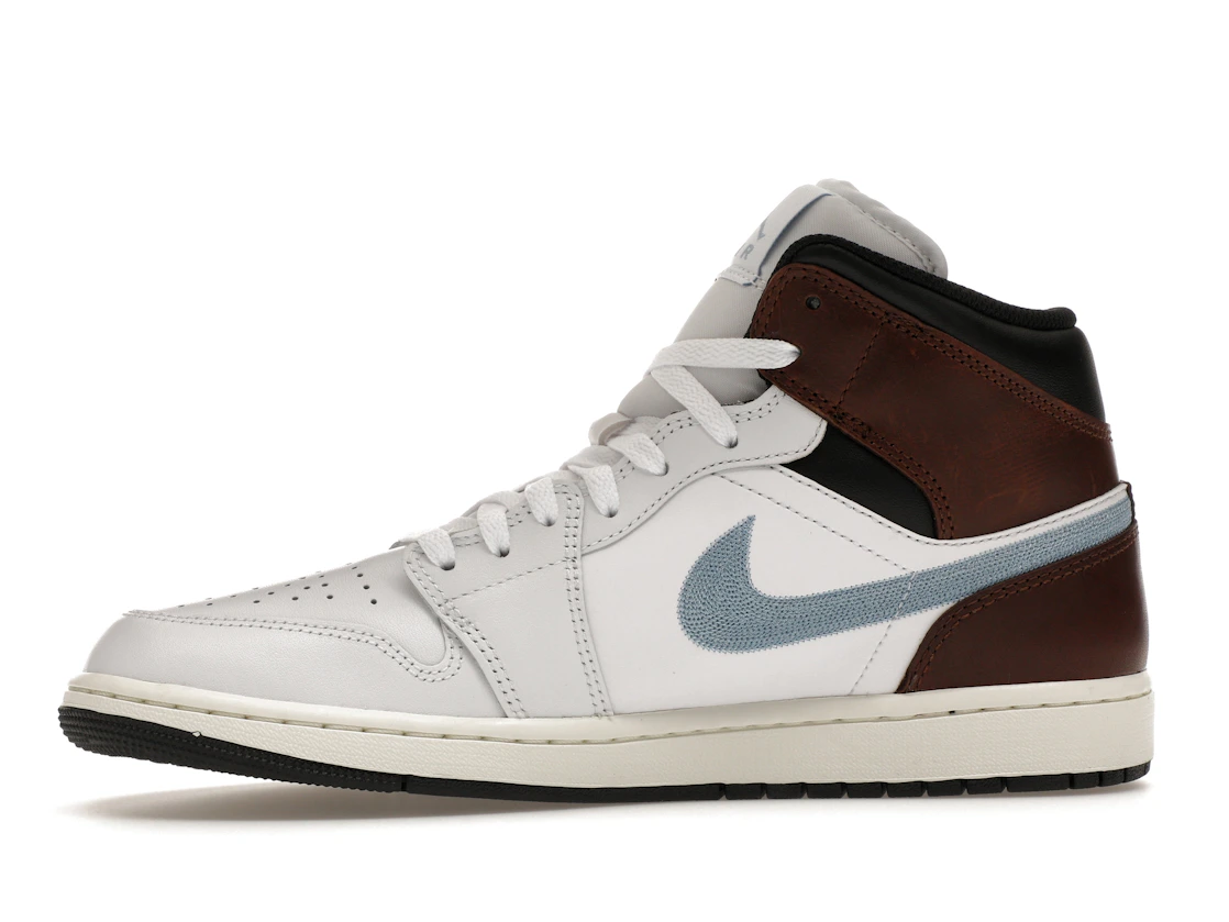 Air Jordan 1 Mid SE Brown Blue Grey