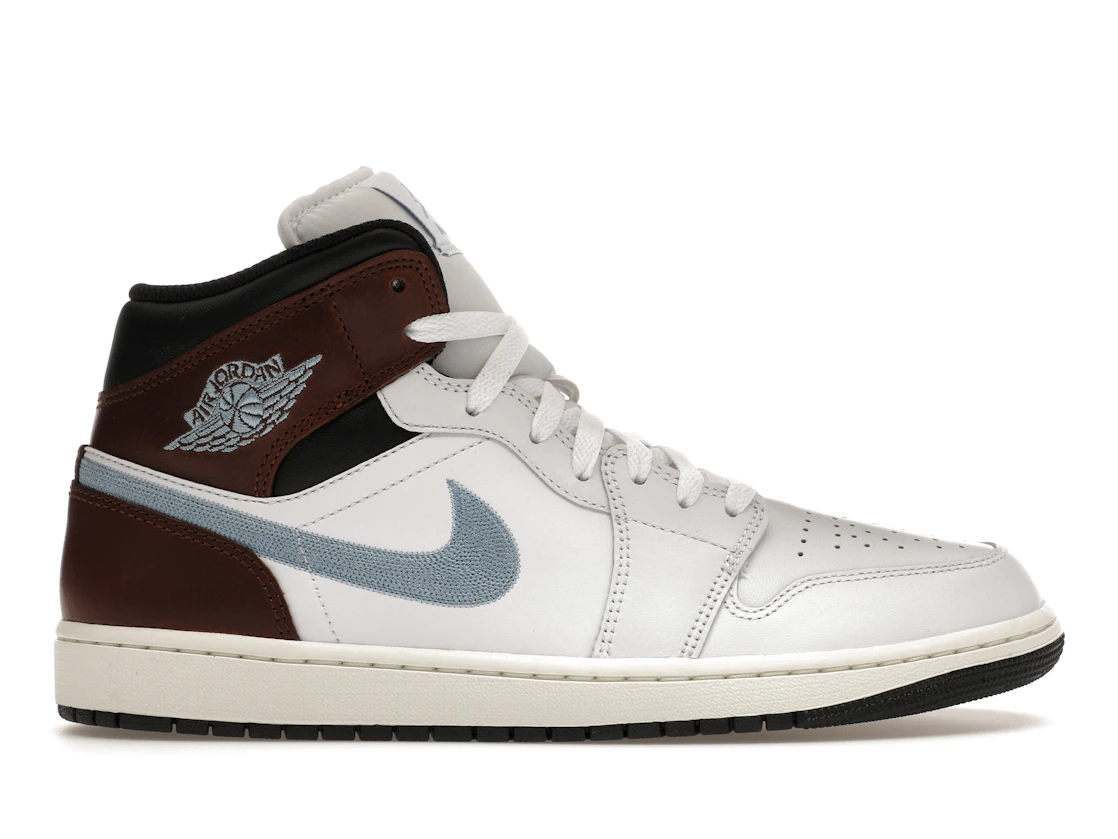 Air Jordan 1 Mid SE Brown Blue Grey