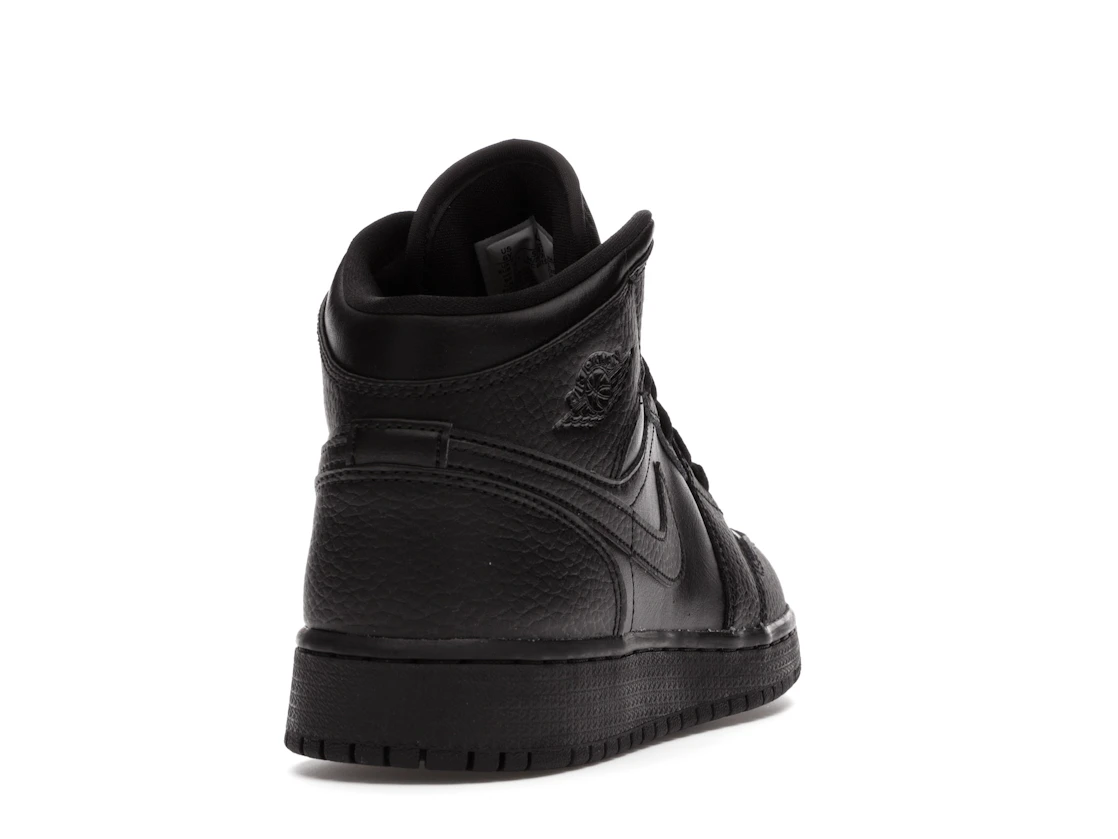 Air Jordan 1 Mid Triple Black (GS)