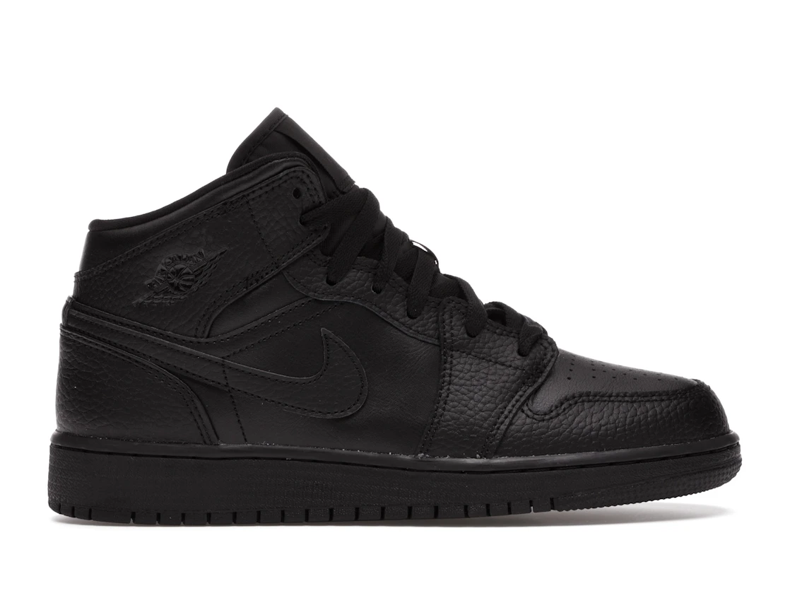 Air Jordan 1 Mid Triple Black (GS)