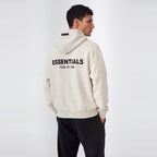 Fear of God Essentials S22 Hoodie Light Oatmeal 192SU224417F ADONIO