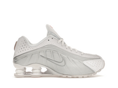 Nike Shox R4 White Metallic Silver