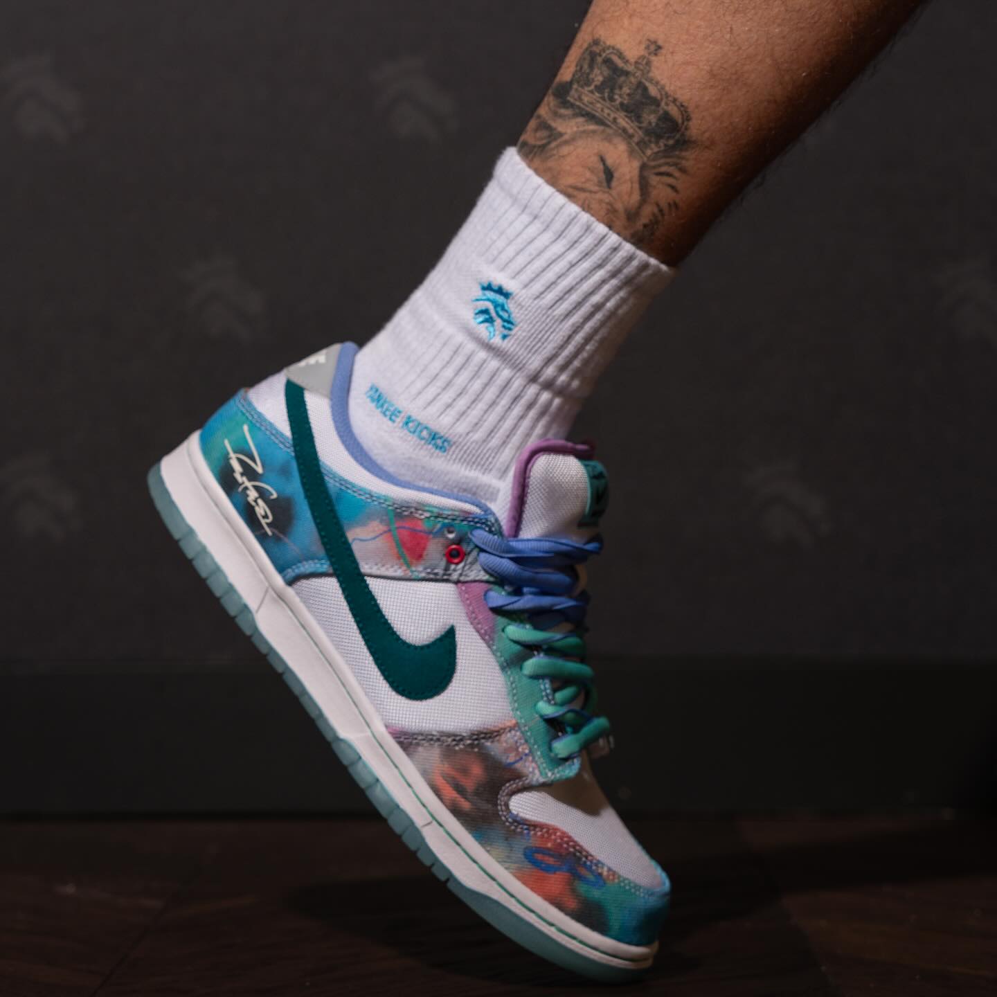 Nike SB Dunk Low Futura Laboratories Bleached Aqua