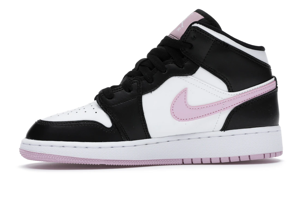 Air Jordan 1 Mid White Light Arctic Pink (GS)