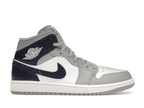 Air Jordan 1 Mid Wolf Grey Midnight Navy