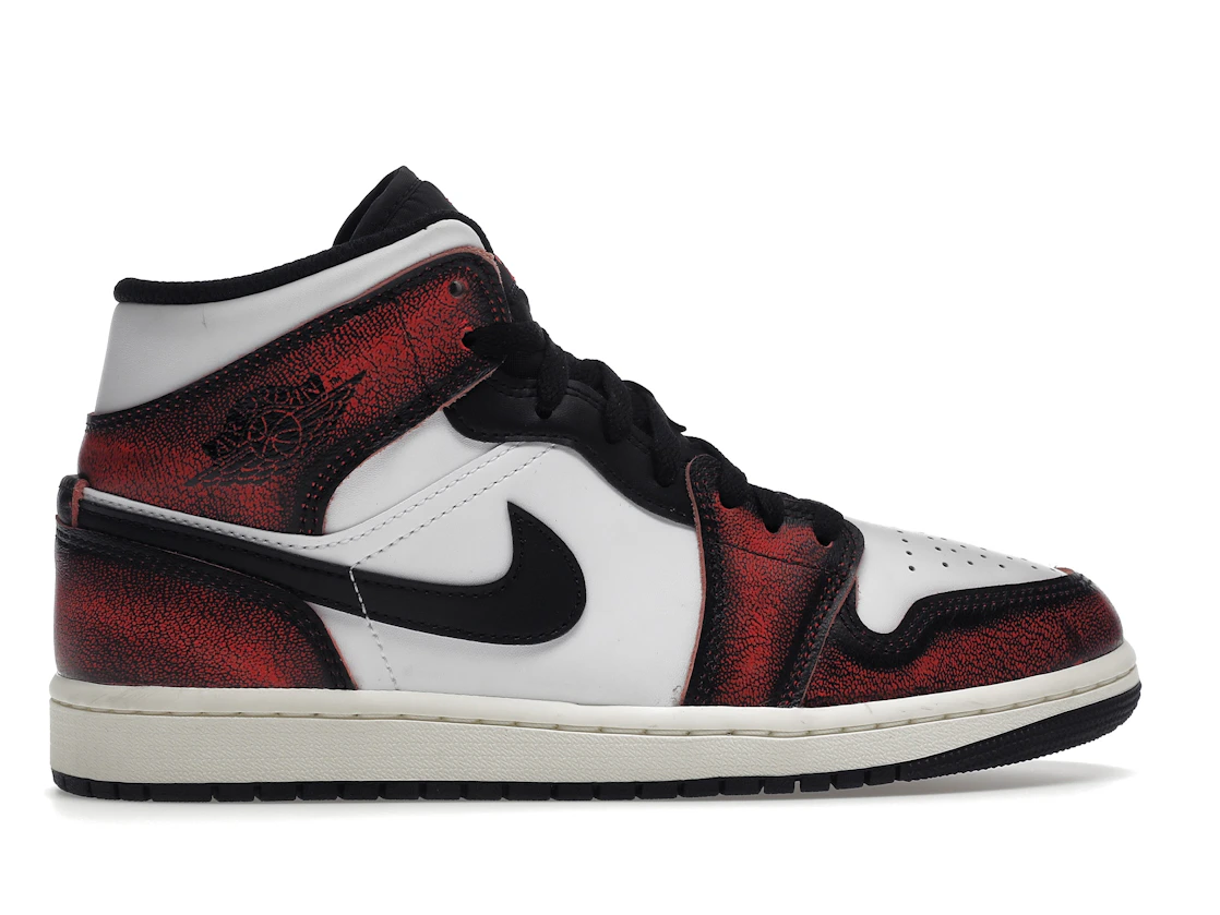 Jordan 1 Mid Wear-Away Chicago