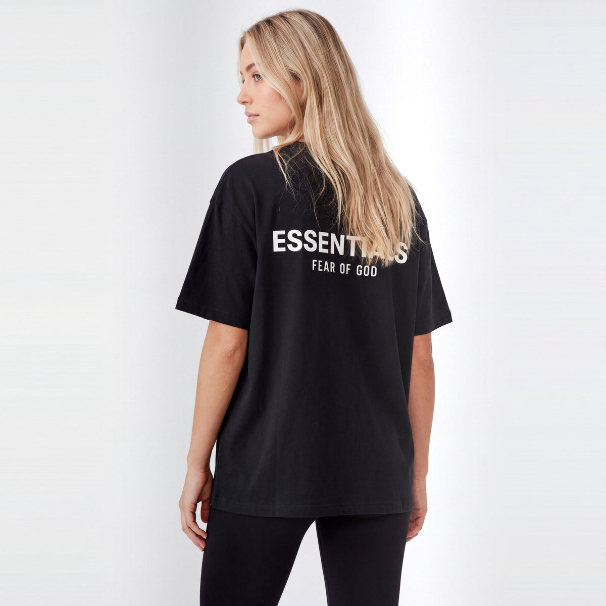 tričko Fear of God Essentials S25 T-Shirt Jet Black ADONIO