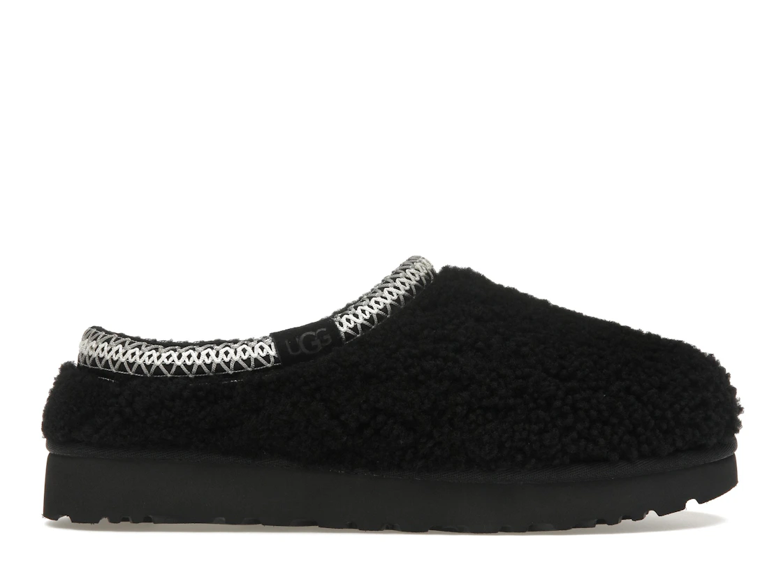 UGG Tasman Maxi Curly Slipper Black