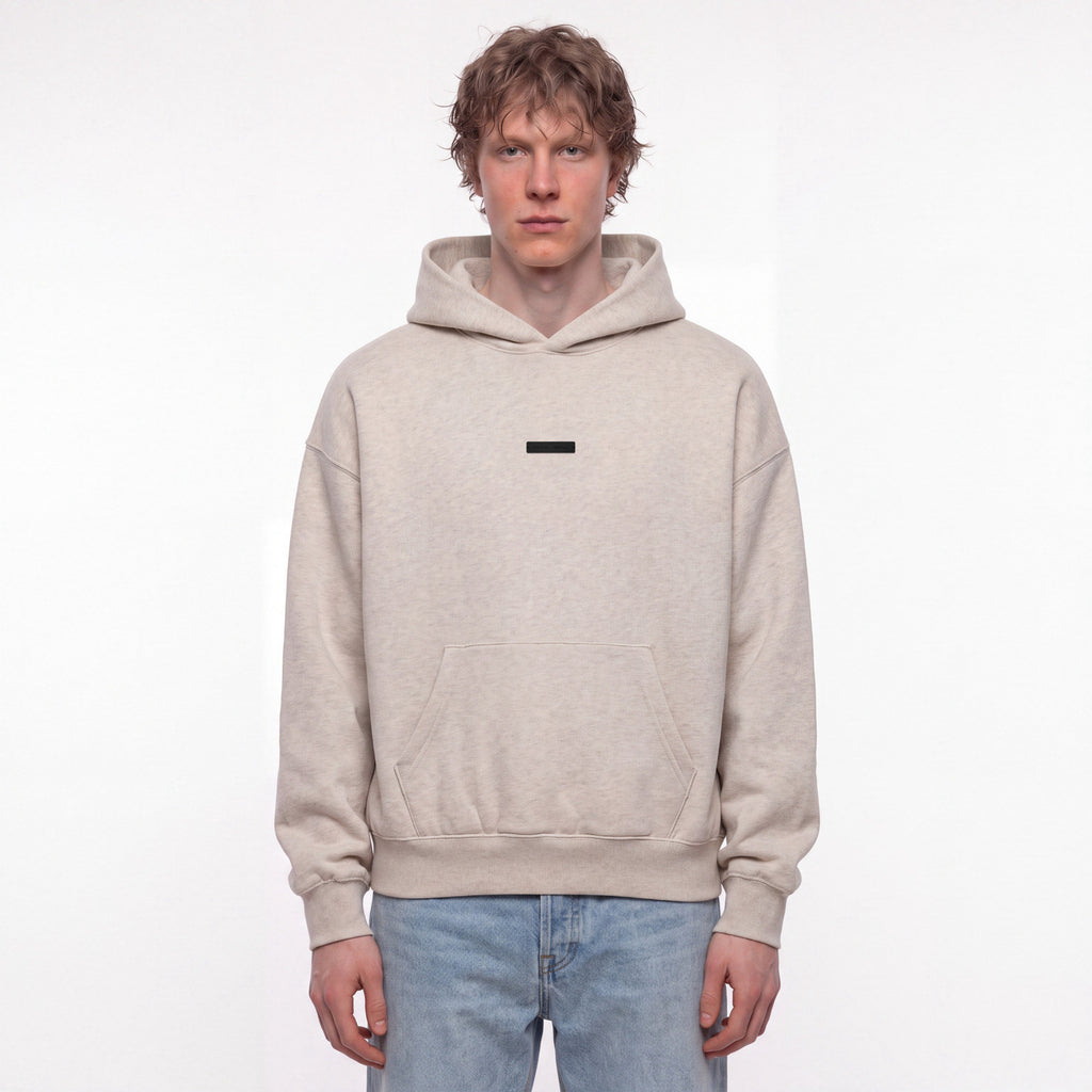 Fear of God Essentials S25 Hoodie Heather Stone ADONIO