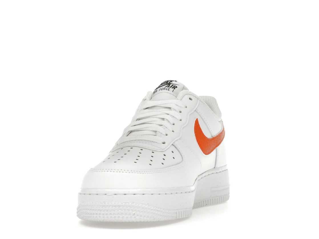 Nike Air Force 1 Low '07 Spray Paint Swoosh White Safety Orange