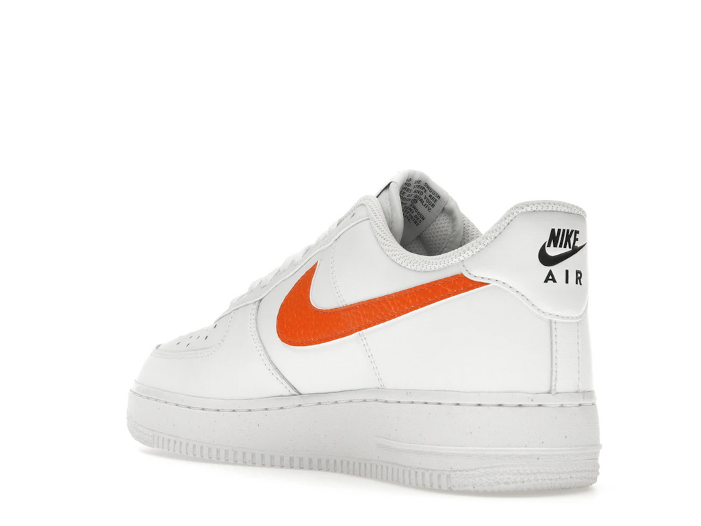 Nike Air Force 1 Low '07 Spray Paint Swoosh White Safety Orange