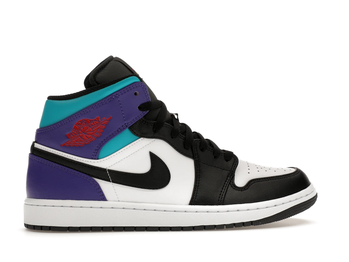 Jordan 1 Mid Court Purple Tropical Twist