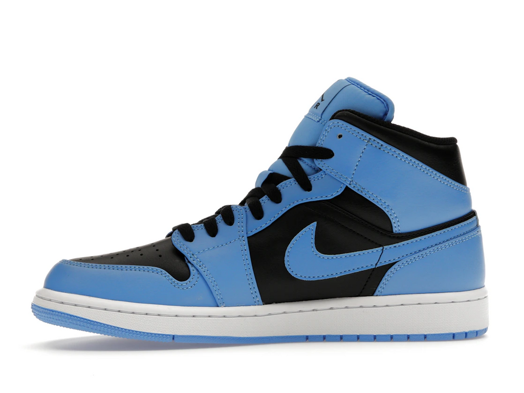 Jordan 1 Mid University Blue Black