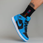 Jordan 1 Mid University Blue Black