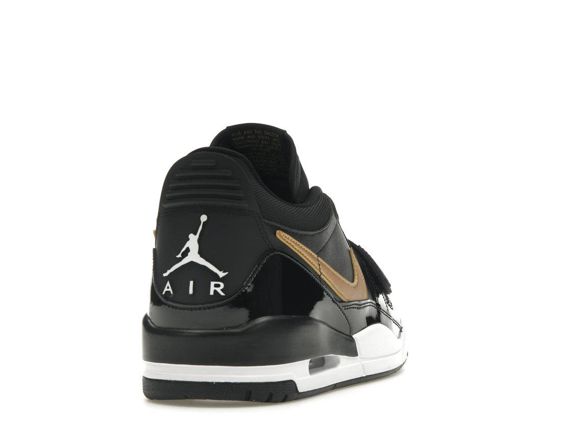 Jordan Legacy 312 Low Black Metallic Gold