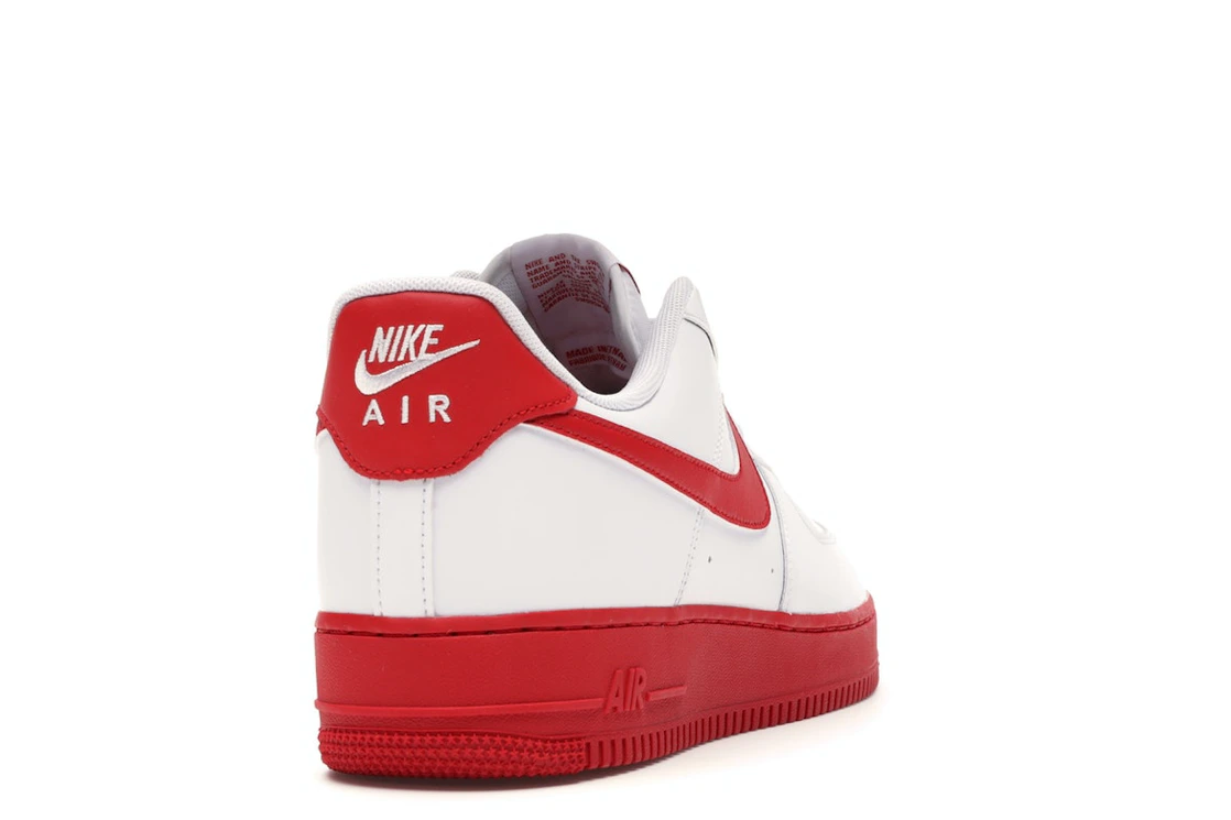 Nike Air Force 1 Low White Red Midsole