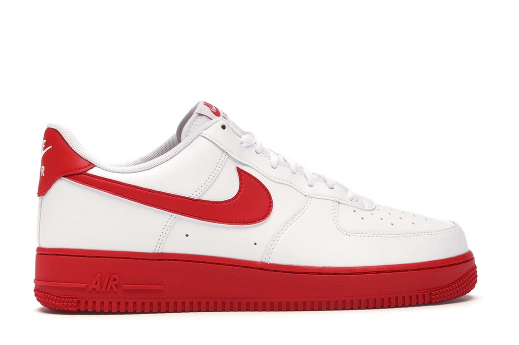 Nike Air Force 1 Low White Red Midsole