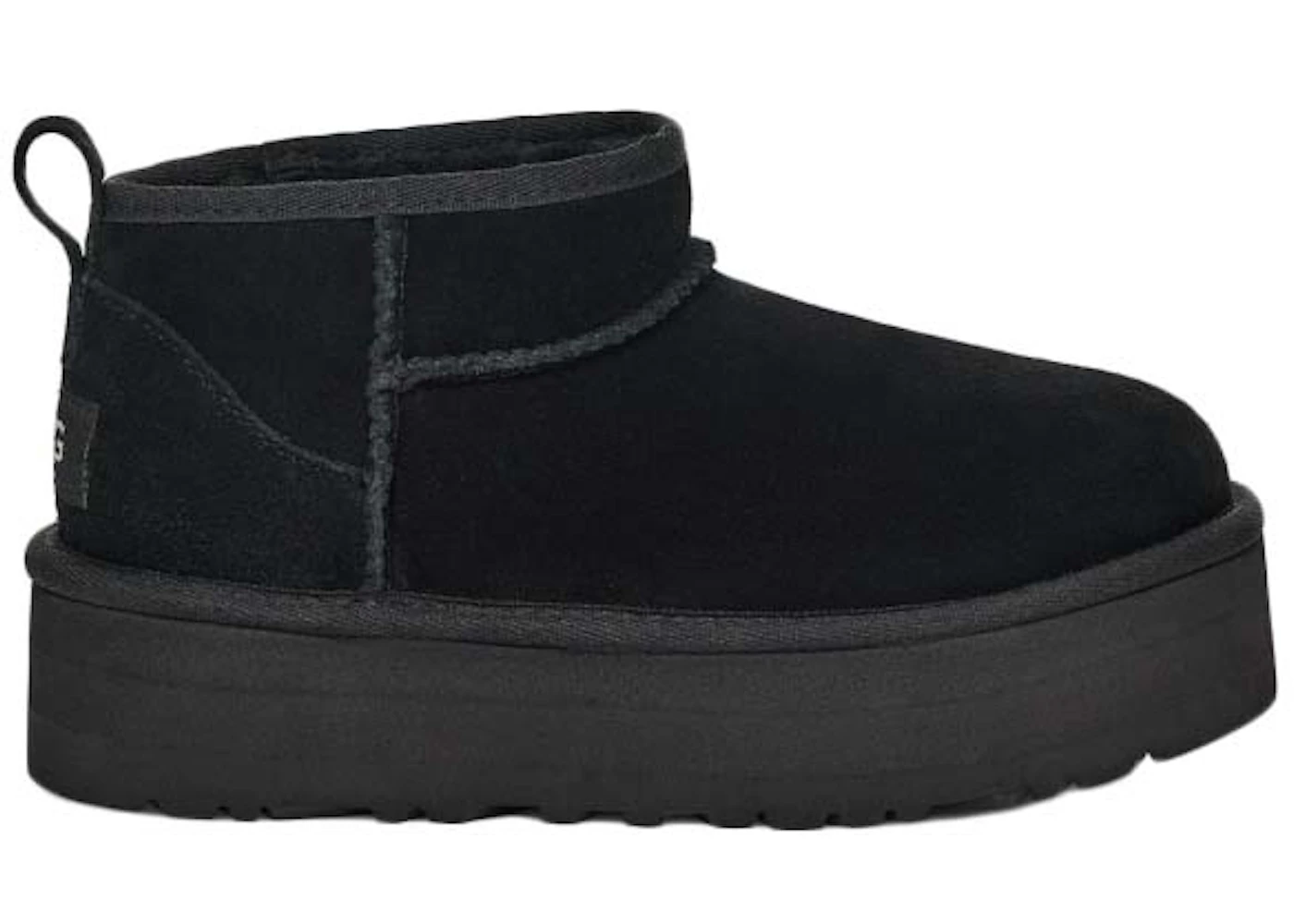 UGG Classic Ultra Mini Platform Boot Black (GS)