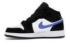 Jordan 1 Mid Black Racer Blue White (GS)