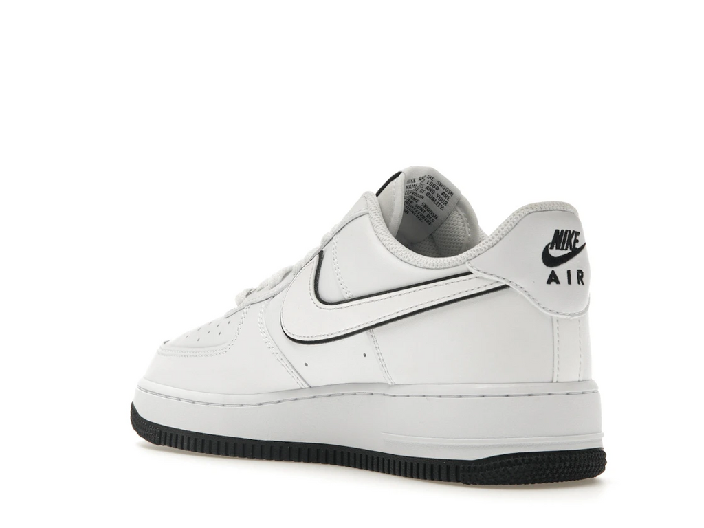 Nike Air Force 1 '07 Low White Black Outline Swoosh