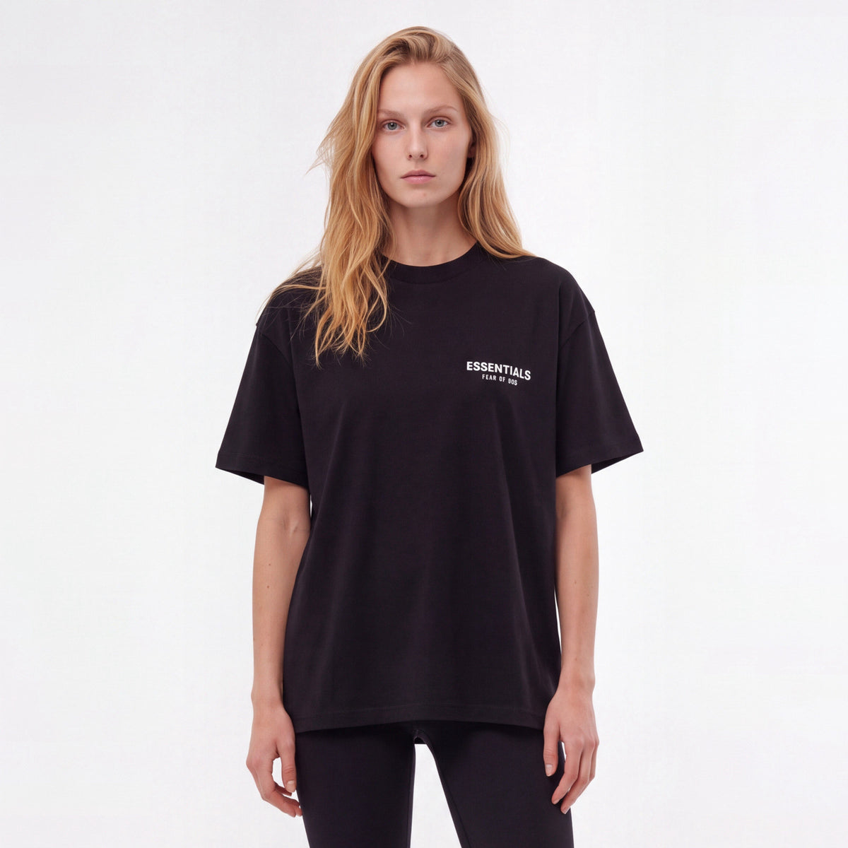 tričko Fear of God Essentials S25 T-Shirt Jet Black ADONIO