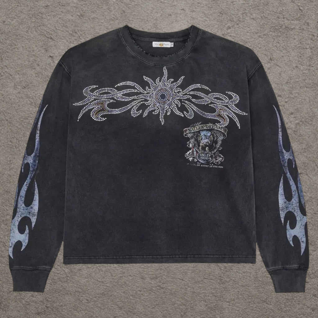Vale Forever State Tribal Longsleeve Black