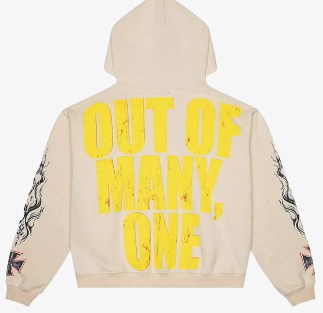 Godspeed Long Lonely Road Hoodie, Bone