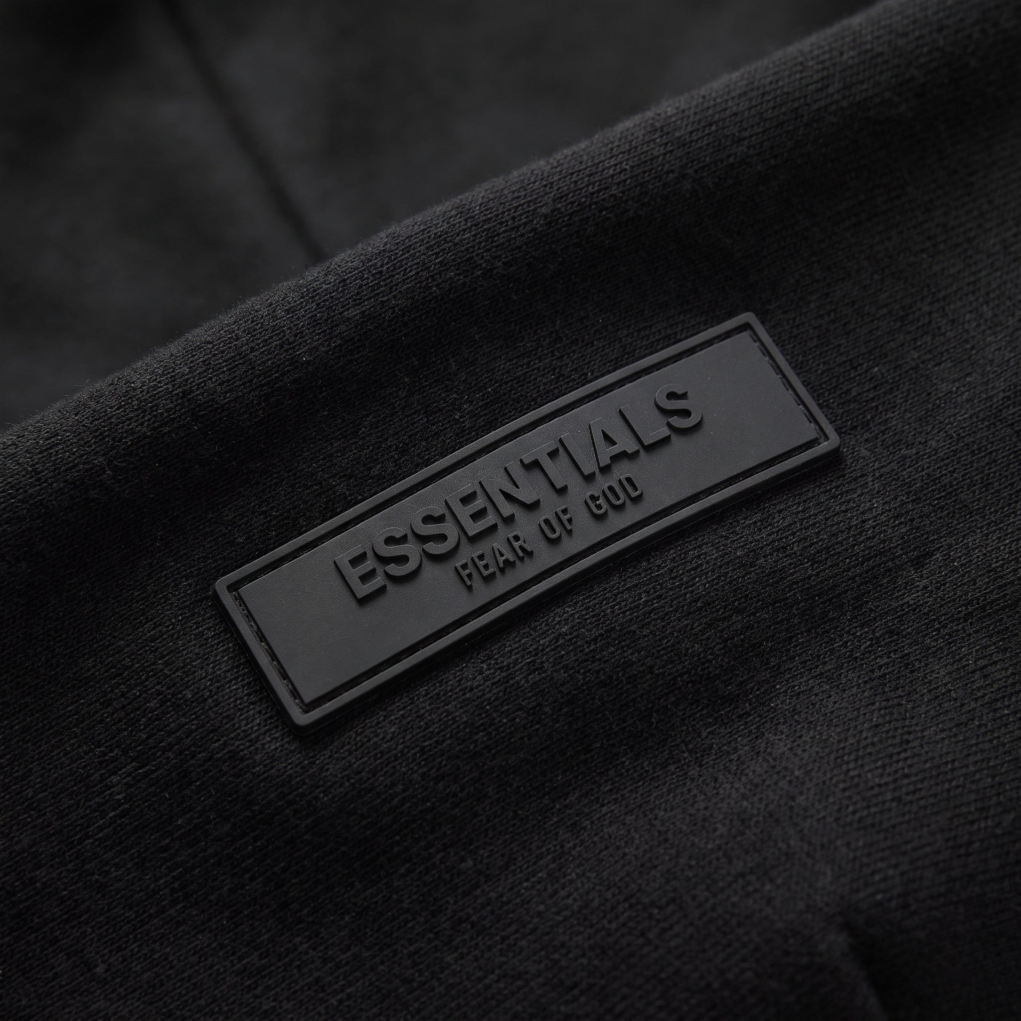 Fear of God Essentials S24 Fleece Hoodie Black 192HO246250F ADONIO