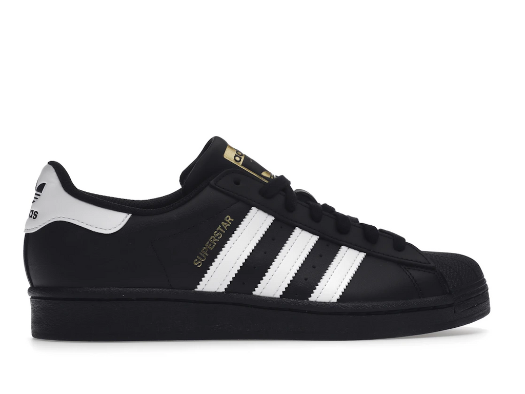 adidas Superstar Core Black Cloud White Gold