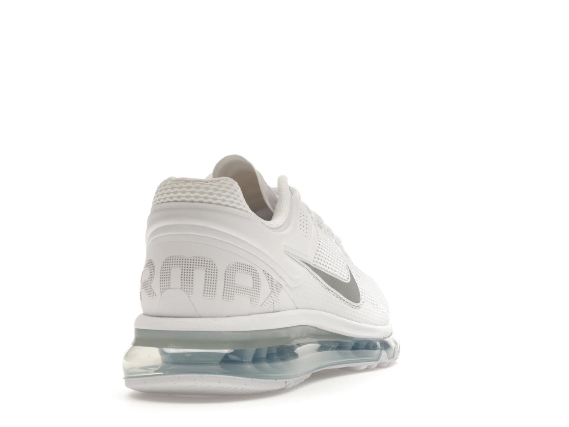 Nike Air Max 2013 White Metallic Silver