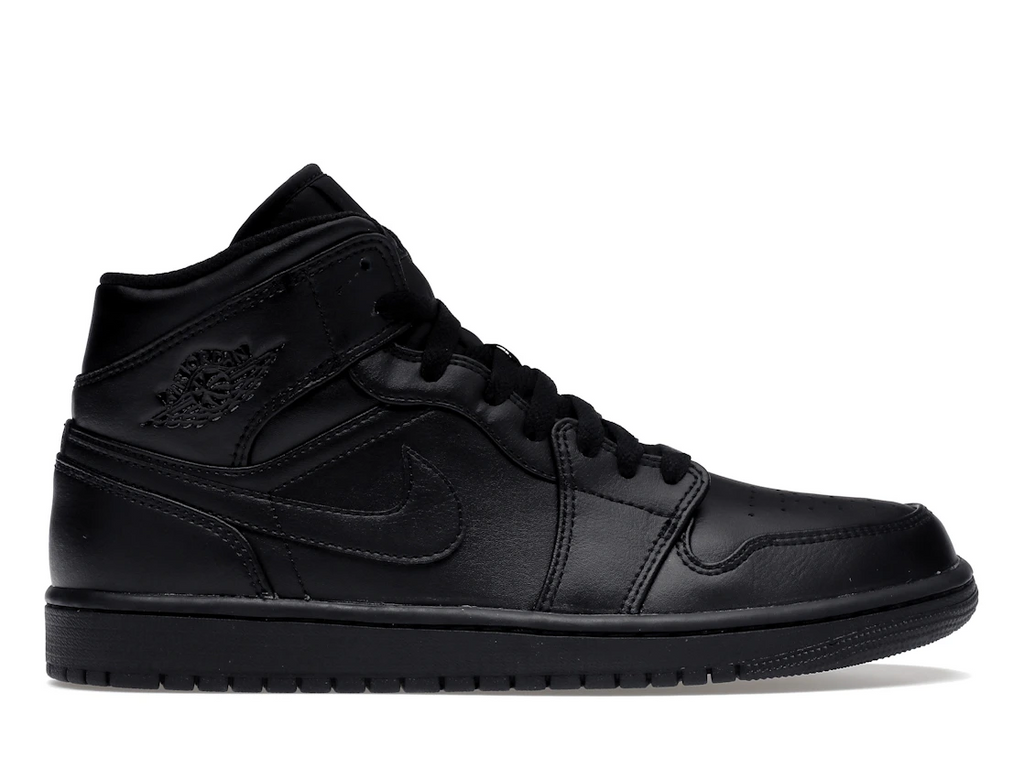 Jordan 1 Mid Triple Black