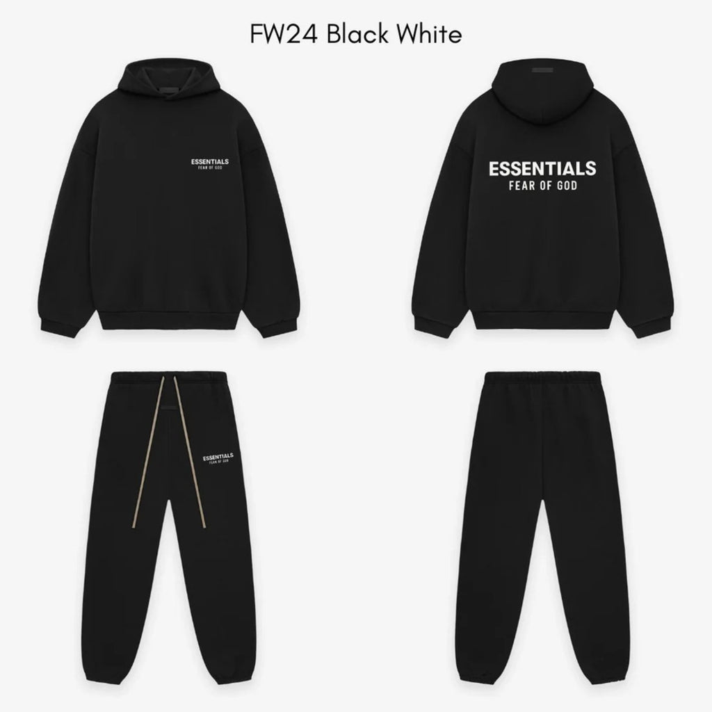 Fear of God Essentials FW24 Black White - Full set