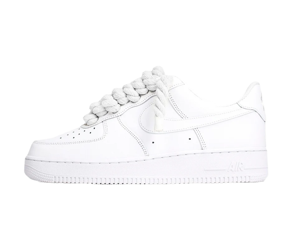 Nike Air Force 1 White Low 07 Rope Laces White