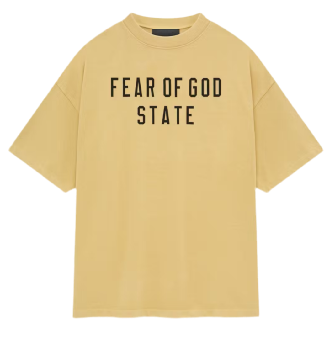 Fear of God Essentials Heavy Crewneck Shirt State (FW24) Amber