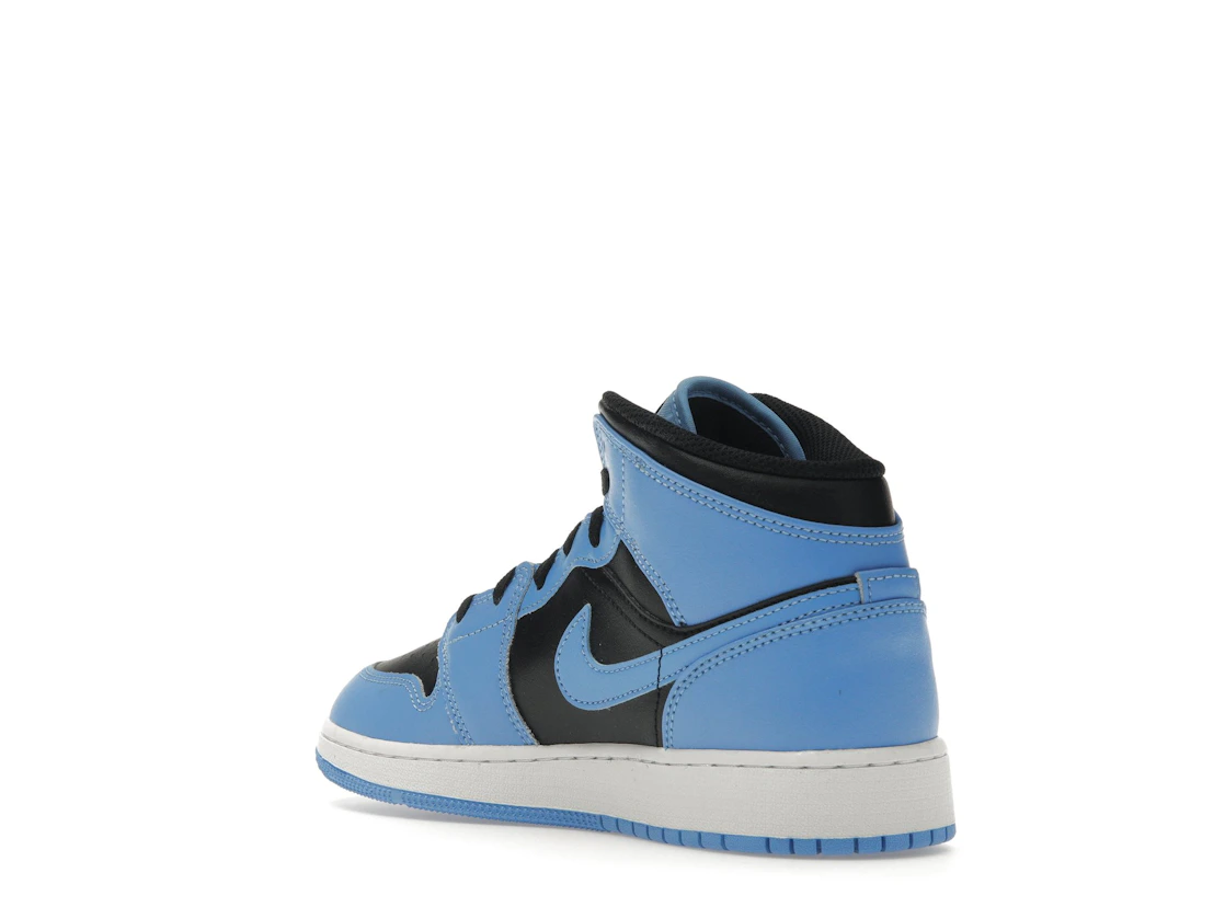 Jordan 1 Mid University Blue Black (GS)