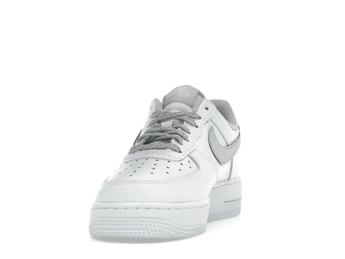 Nike Air Force 1 Low '07 White Light Iron Ore Reflective Swoosh