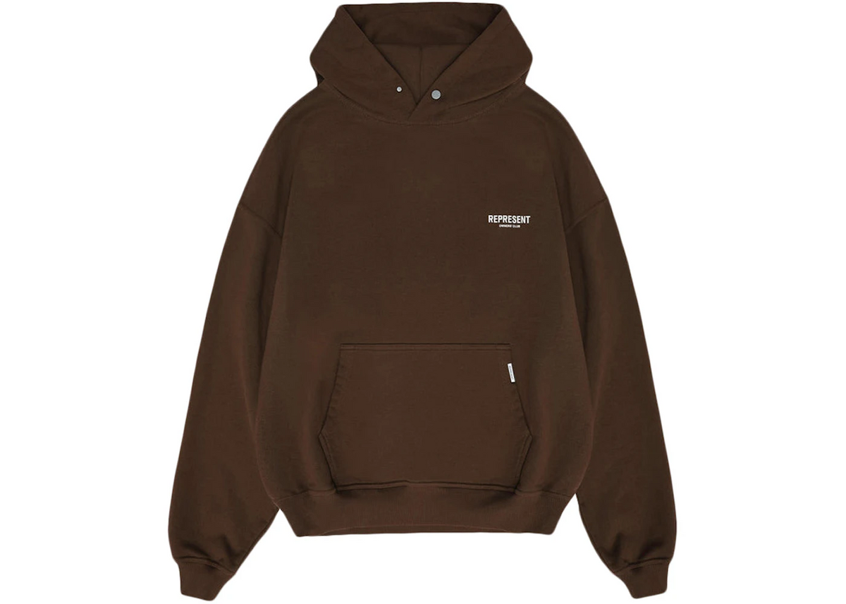 Represent Owner's Club Hoodie Brown/White M04153-04 ADONIO