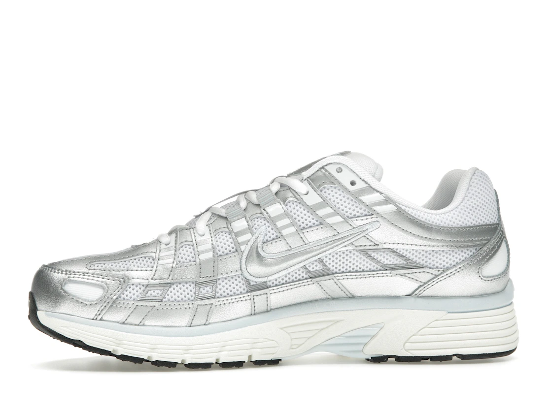 Nike P-6000 White Blue Tint Sail Metallic Silver (W)