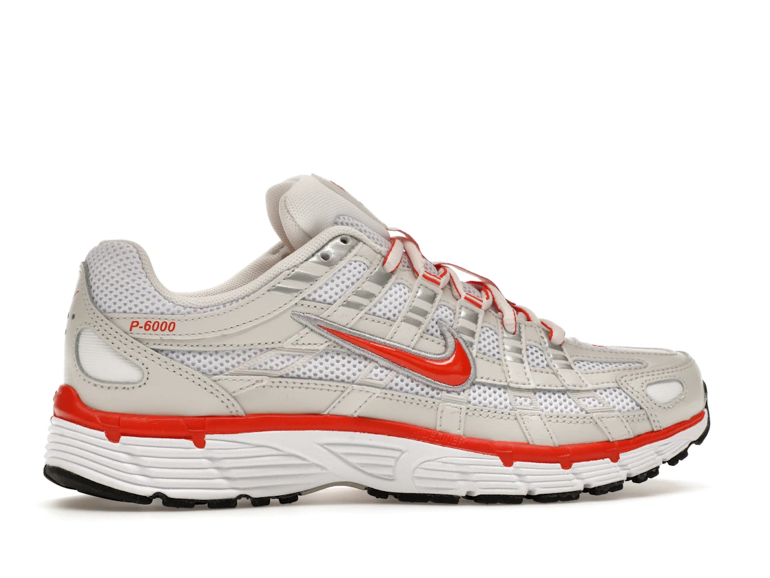 Nike P-6000 White Platinum Tint Black Picante Red (W)