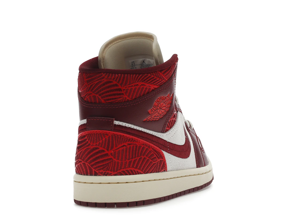 Jordan 1 Mid SE Tiki Leaf Team Red (W)
