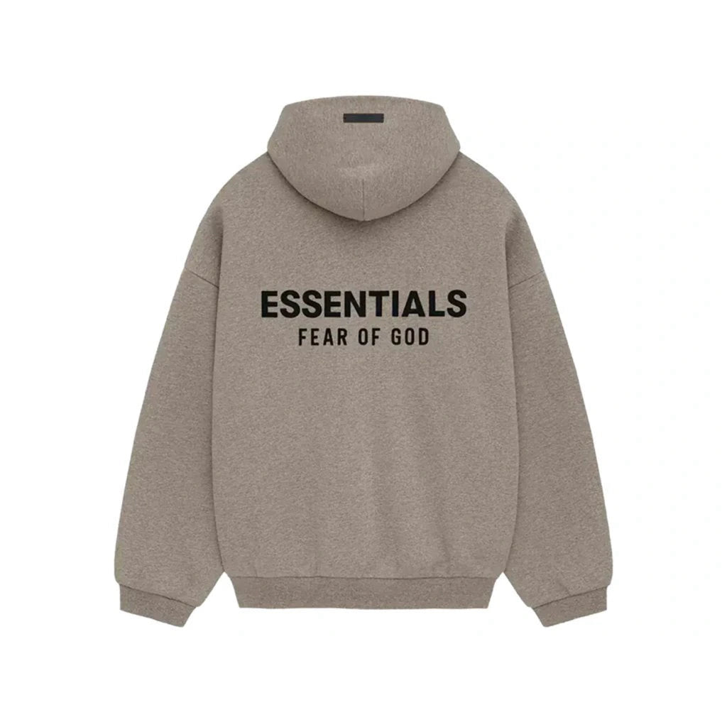 Fear of God Essentials S24 Fleece Hoodie Heather Grey 192HO246259F ADONIO