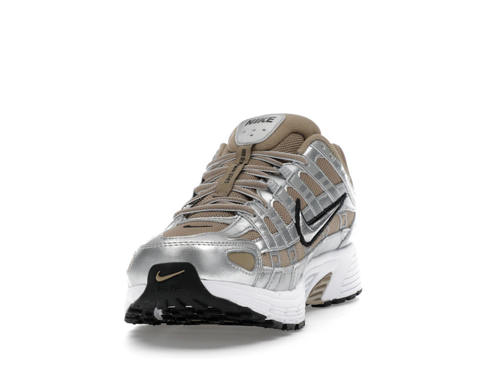 Nike P-6000 Khaki Metallic Silver